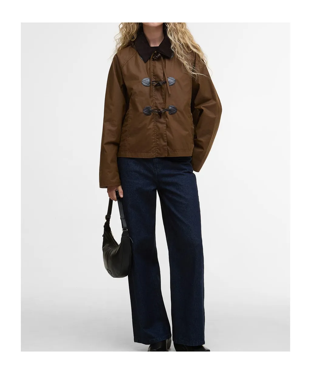 Corduroy-Collar Jacket