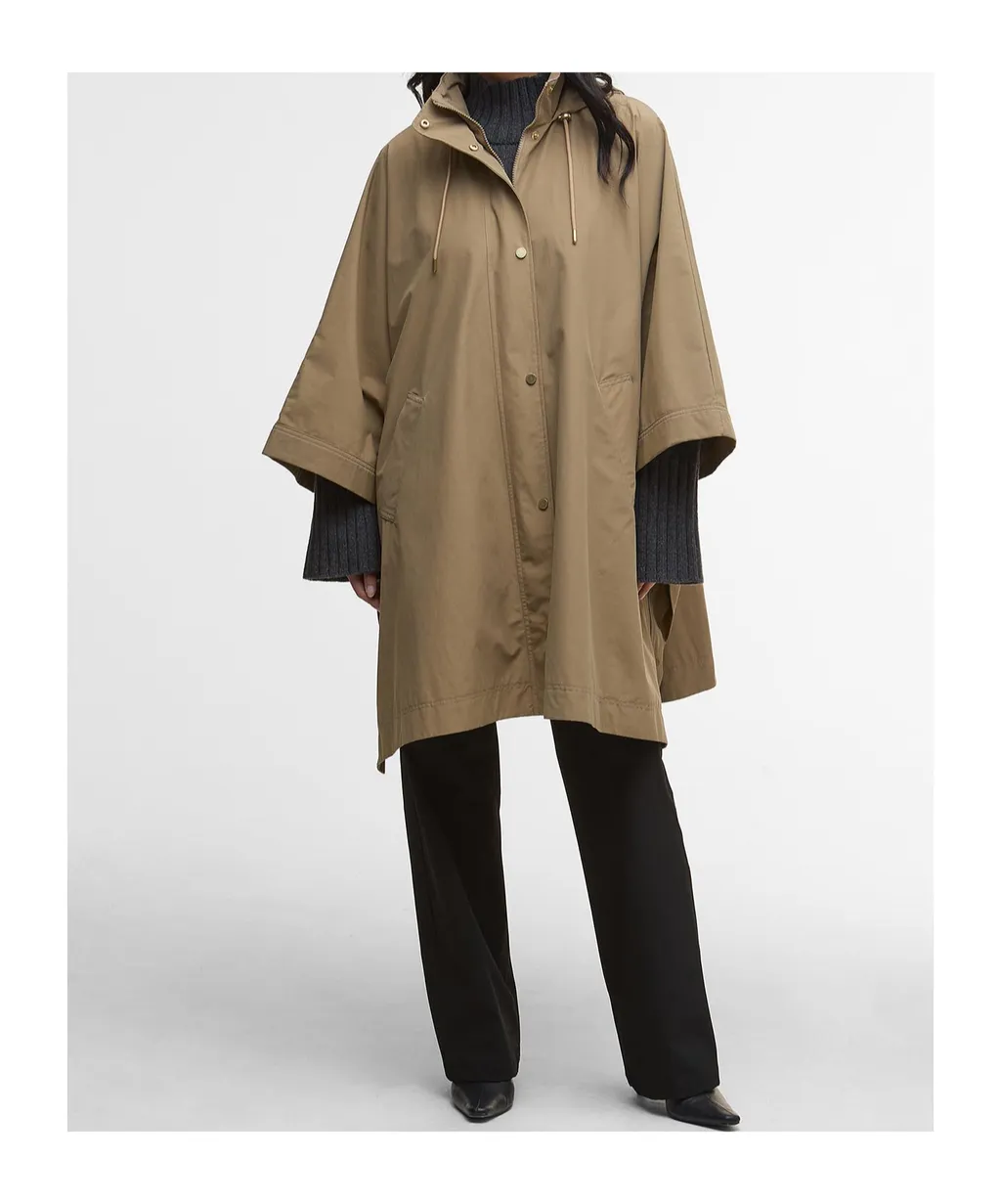 Hooded Buttoned Coat