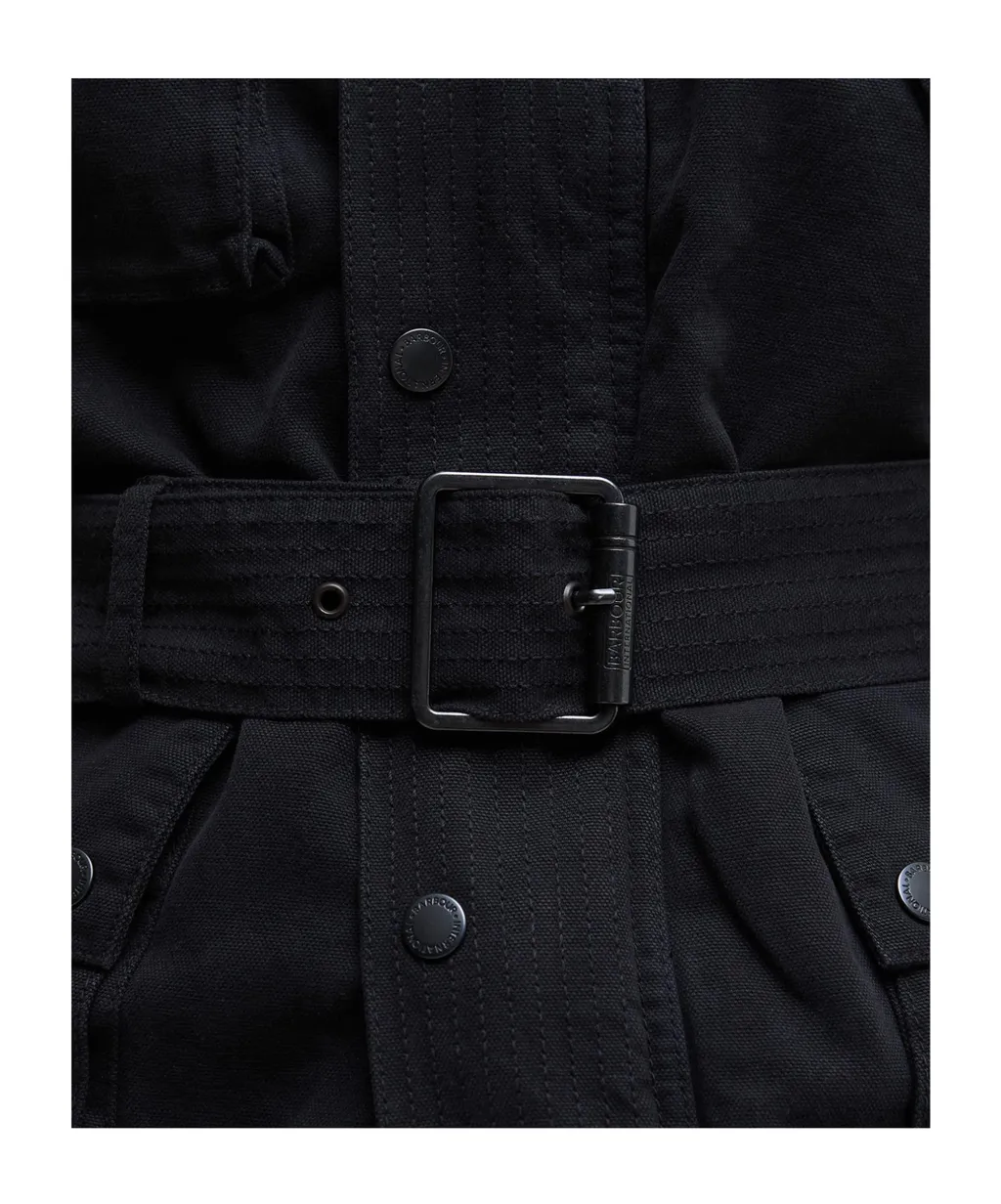 A7 Logo Patch Belted Jacket