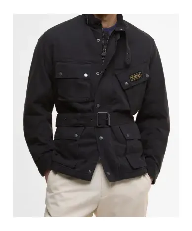 A7 Logo Patch Belted Jacket