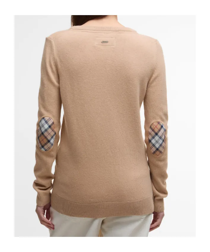Patch-Detailed Crewneck Jumper