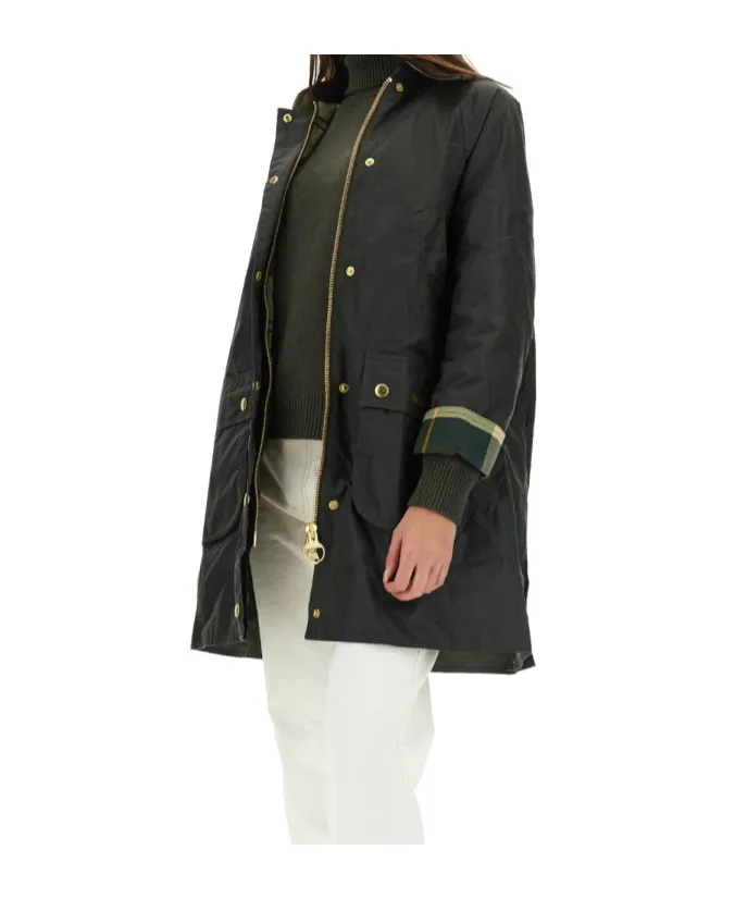 Long Beadnell Straight Hem Coat