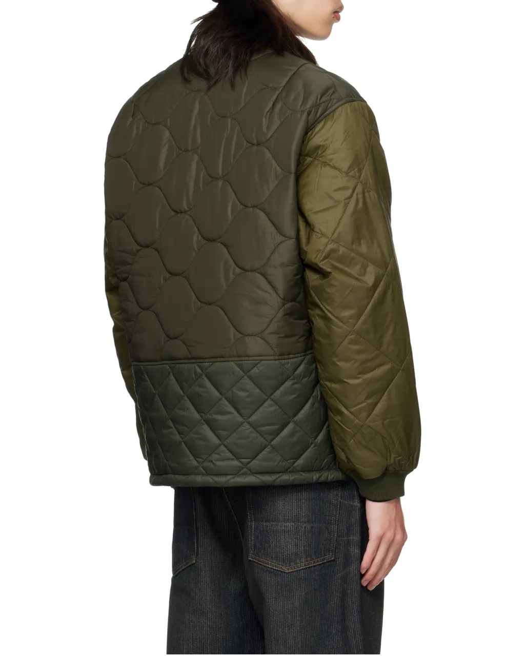 Quilted Button-Up Jacket