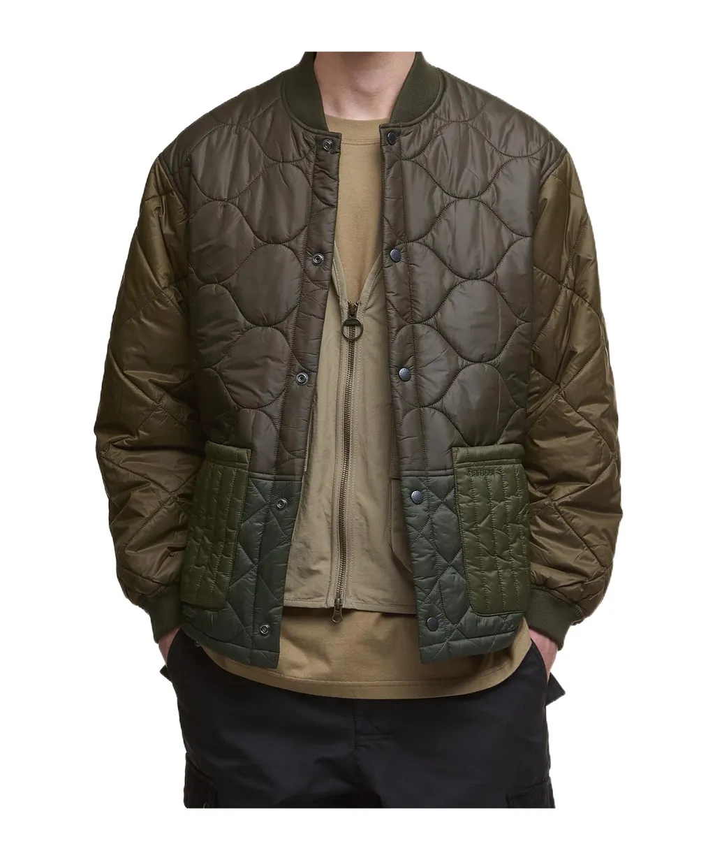 Quilted Button-Up Jacket