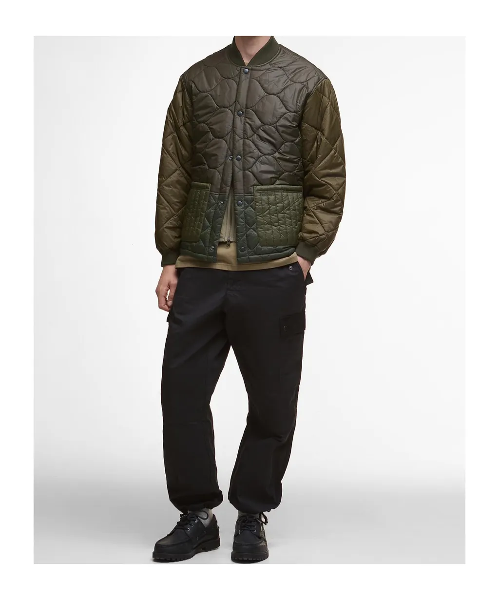 Quilted Button-Up Jacket