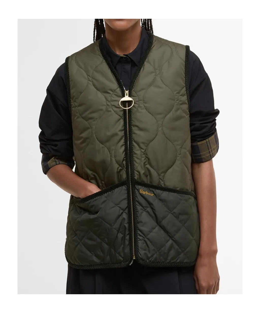 Quilted Zip-Front Gilet