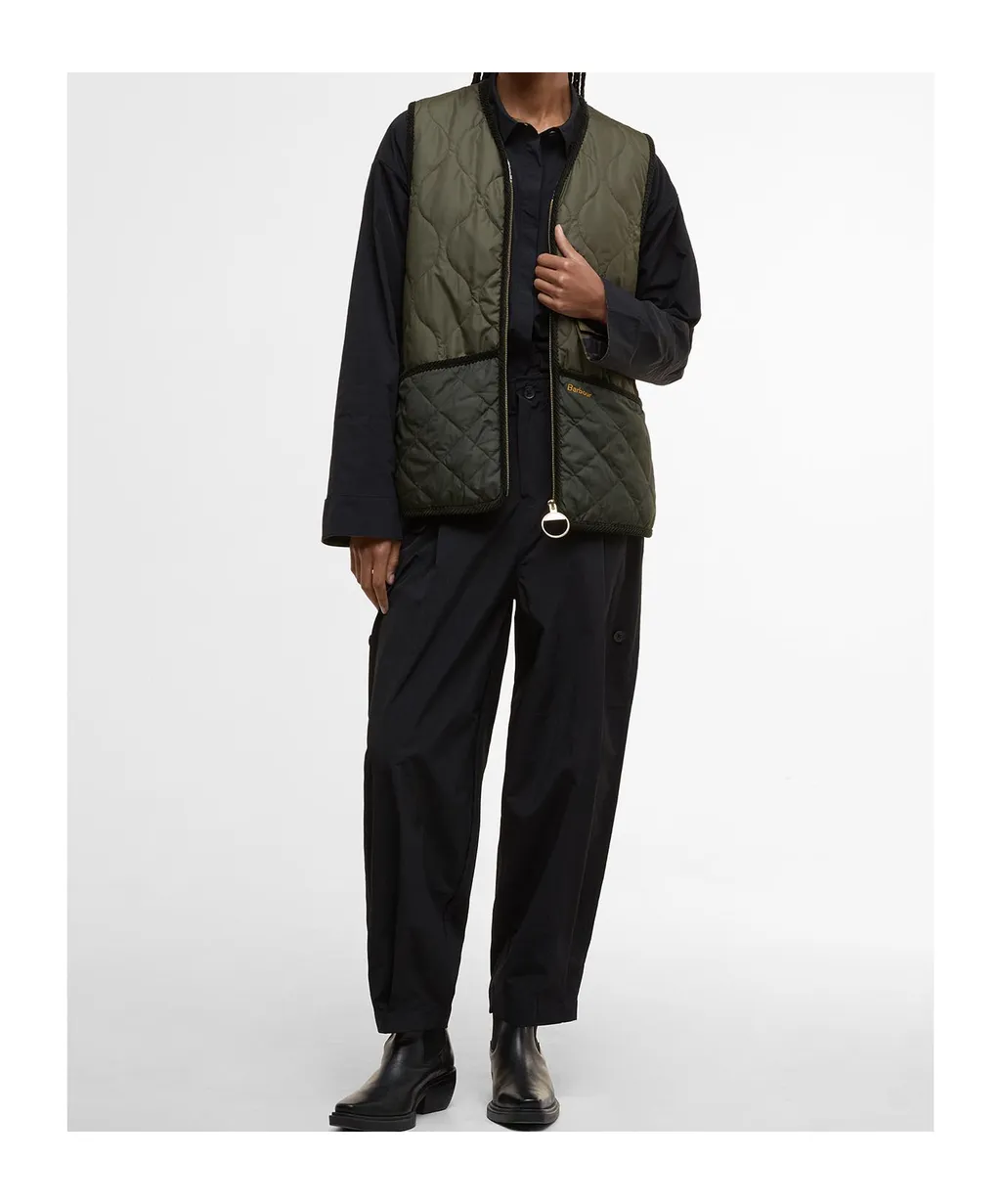 Quilted Zip-Front Gilet