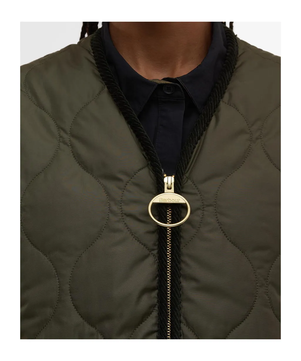 Quilted Zip-Front Gilet
