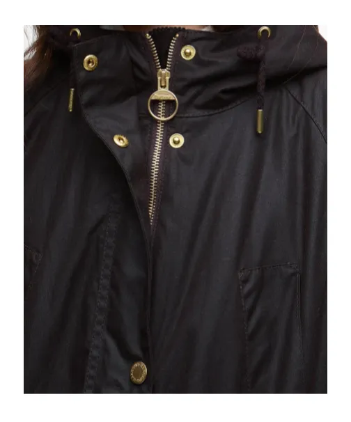 Drawstring Hooded Coat