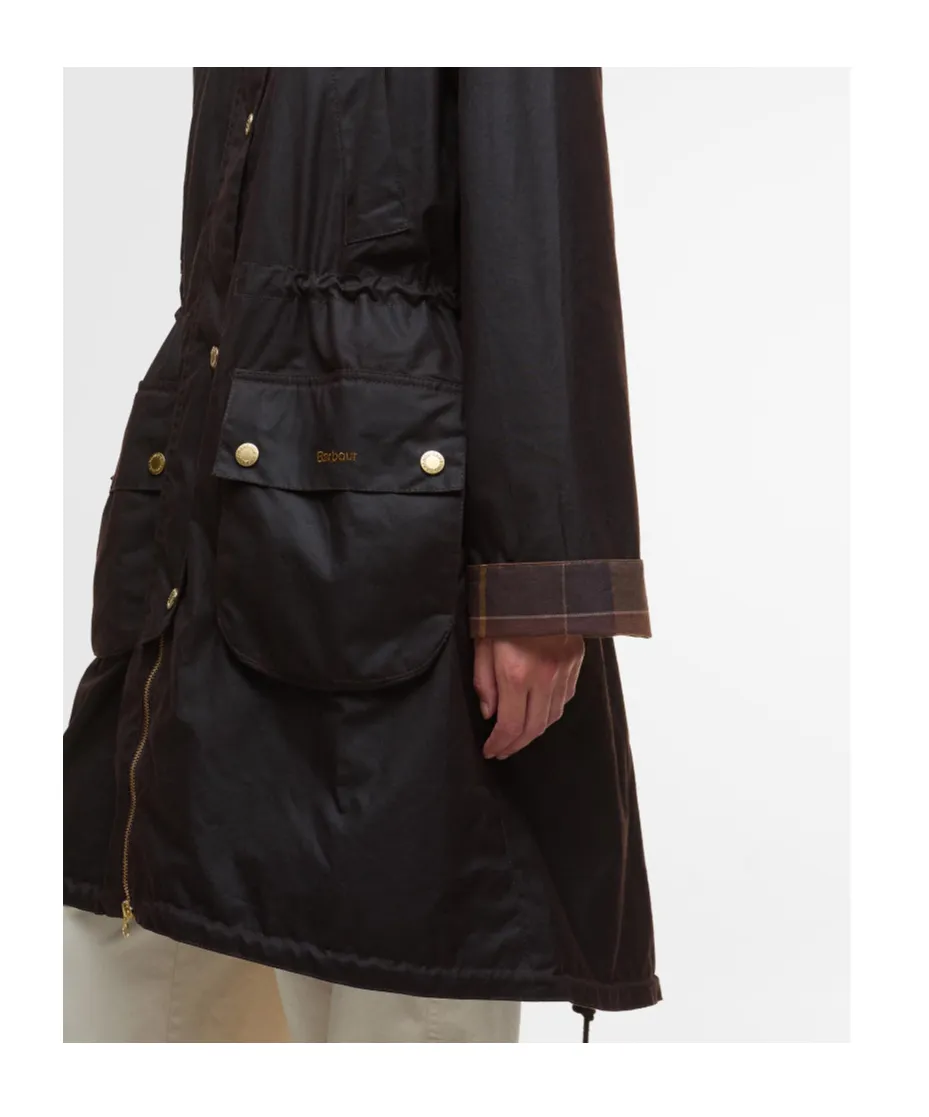 Drawstring Hooded Coat