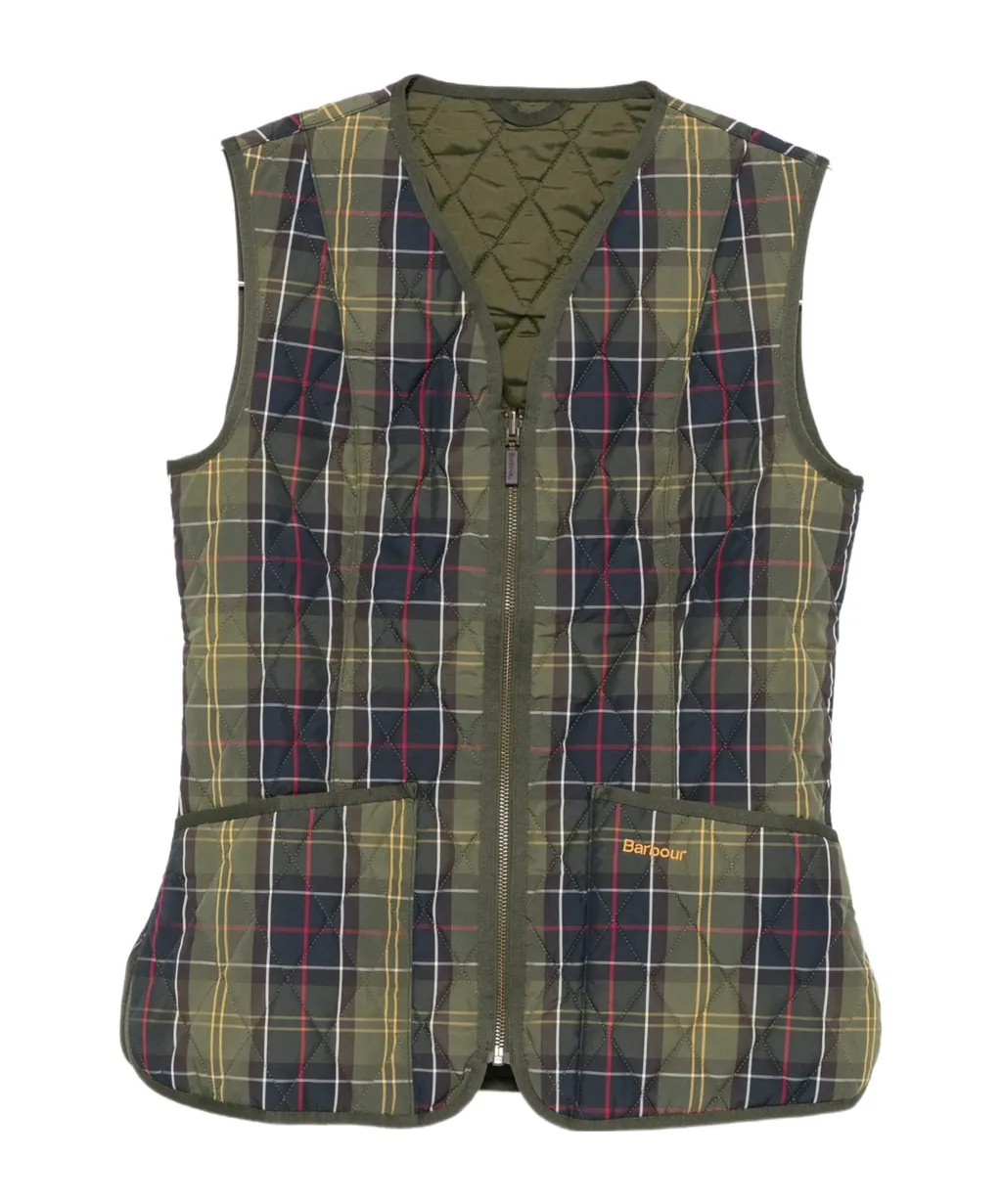 Quilted Tartan Gilet