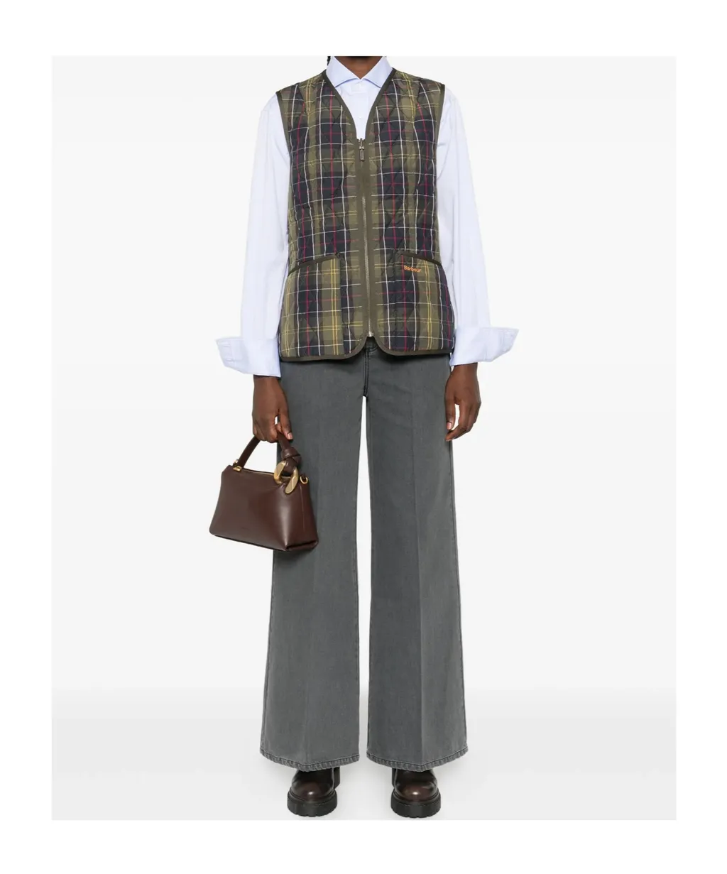 Quilted Tartan Gilet