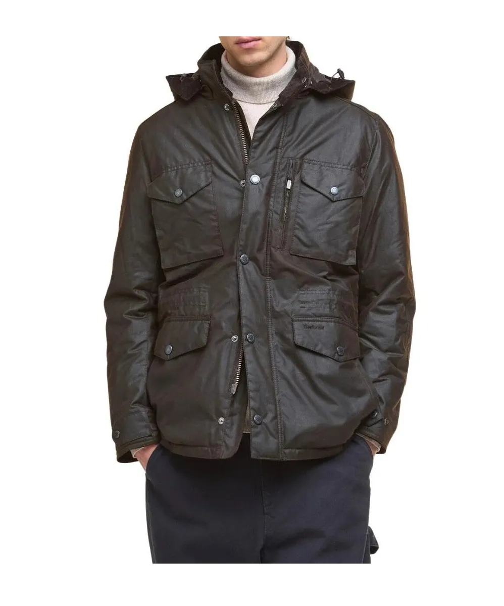 Winter Sapper Hooded Wax Jacket
