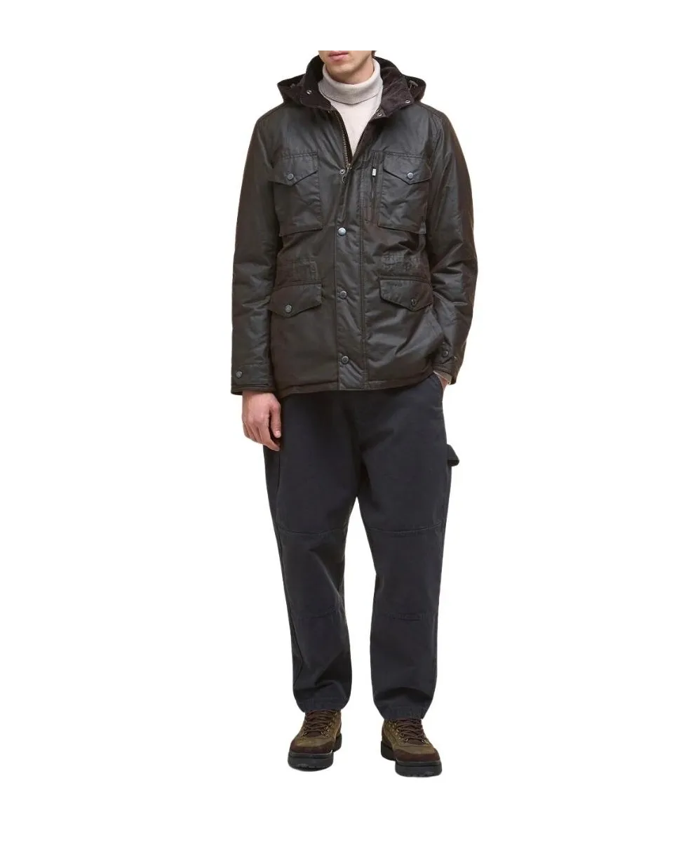 Winter Sapper Hooded Wax Jacket