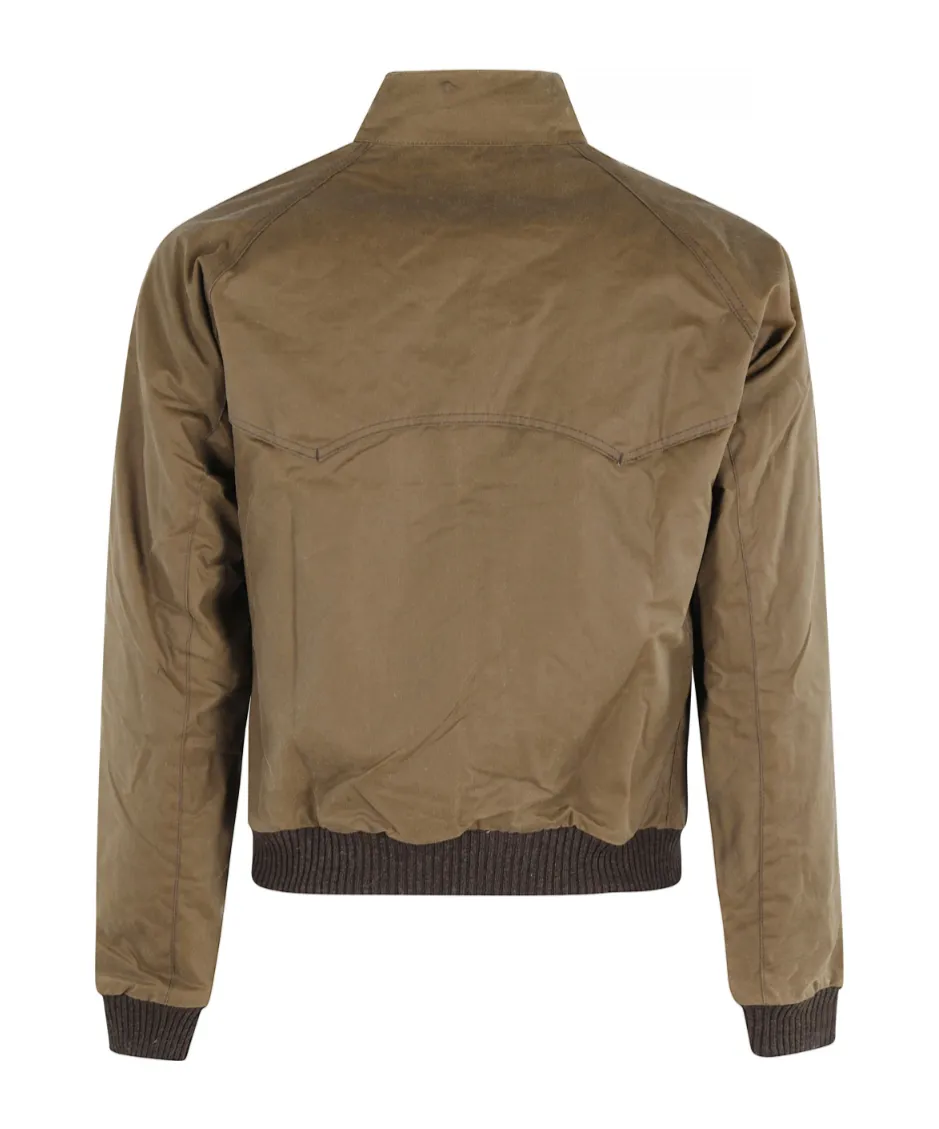 Stand Collar Zip-Up Jacket