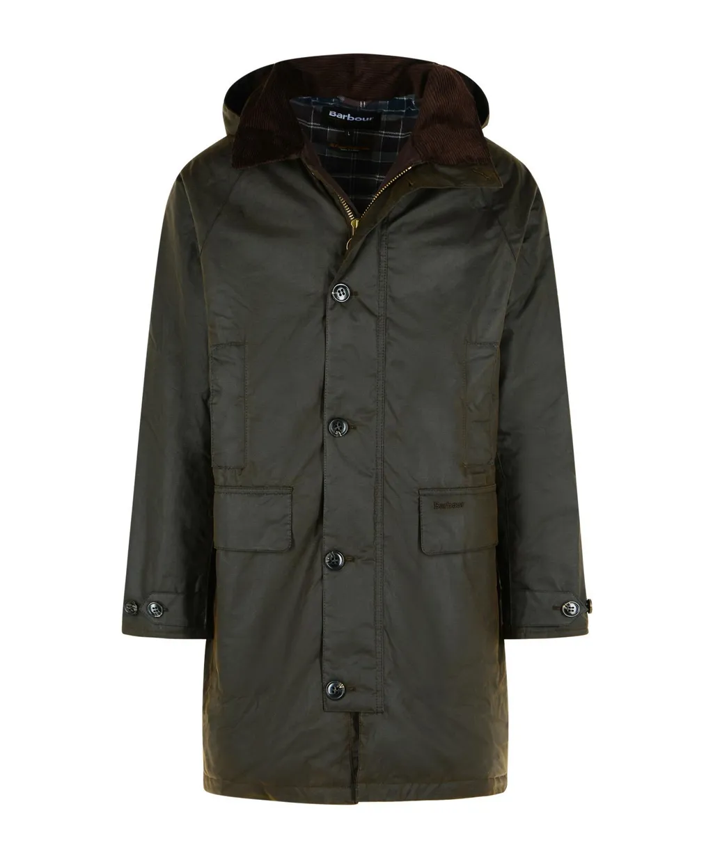 Beudale Brown Waxed Cotton Parka