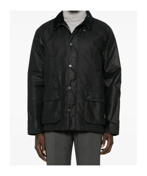 Crinkled Finish Shirt Jacket