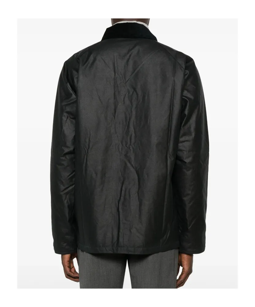Crinkled Finish Shirt Jacket