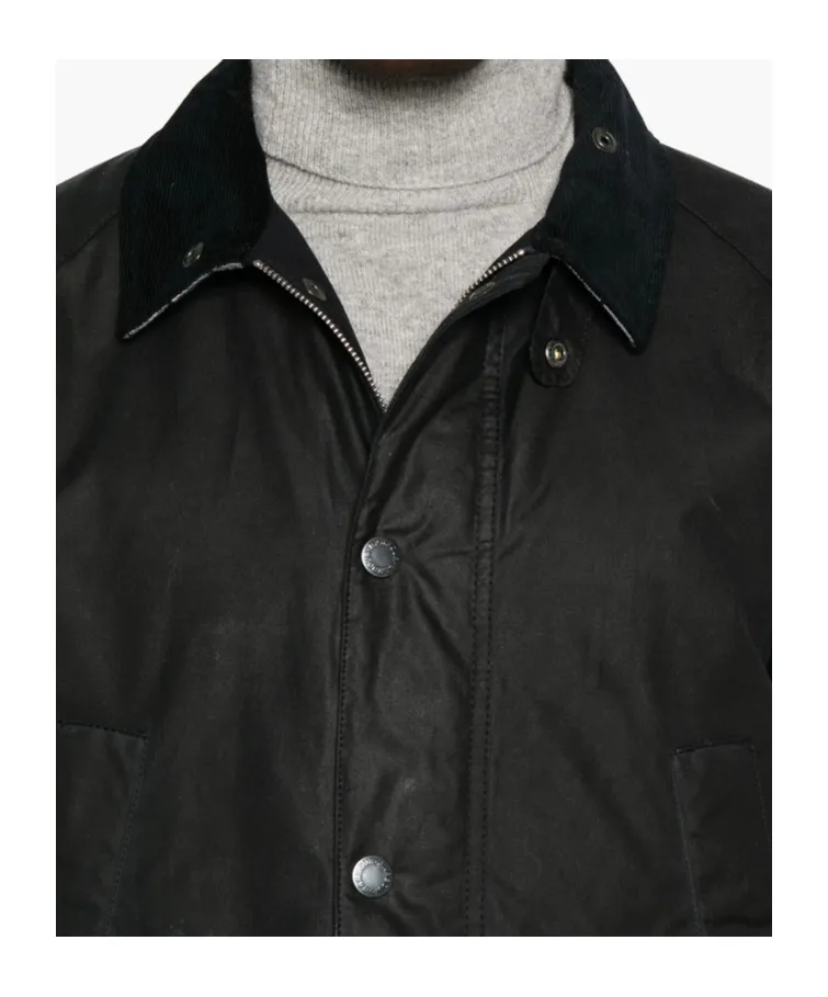 Crinkled Finish Shirt Jacket