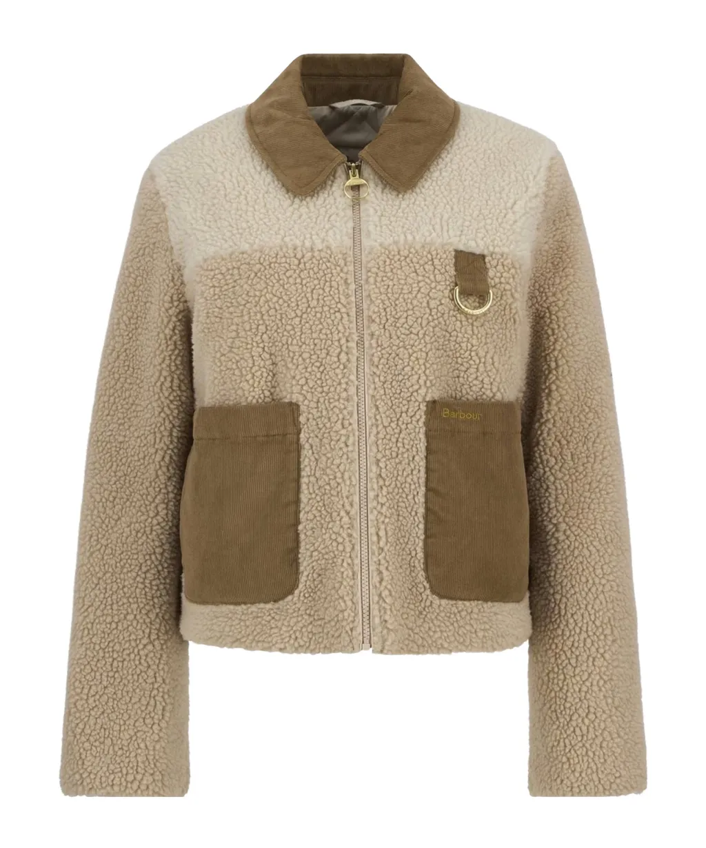 Corduroy-Collar Jacket