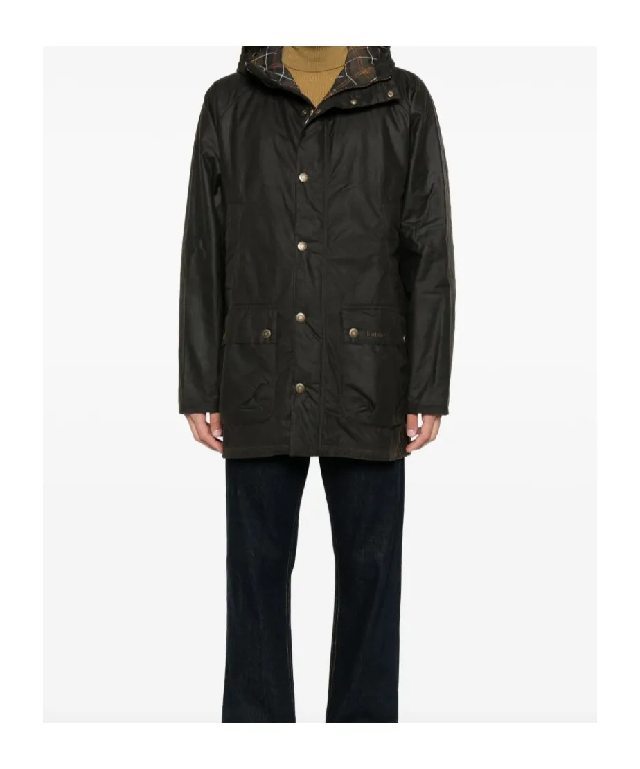 Hooded Snap-Fit Coat