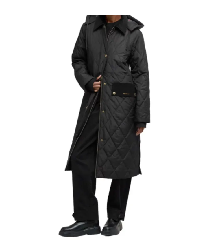 Quilted Hooded Coat
