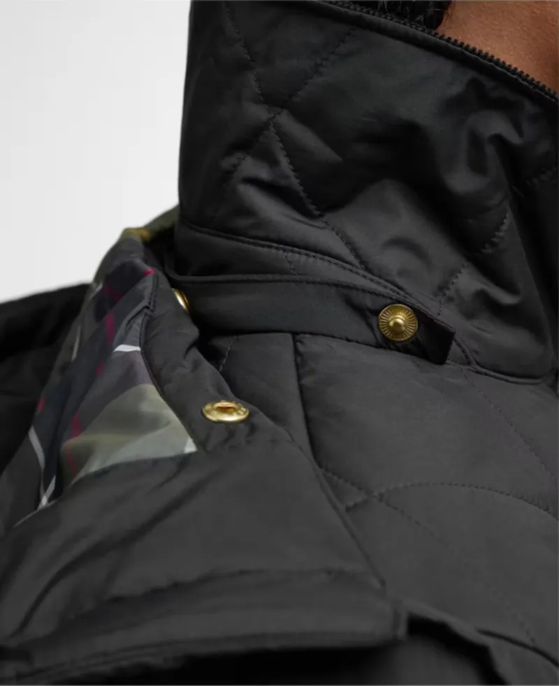 Quilted Hooded Coat