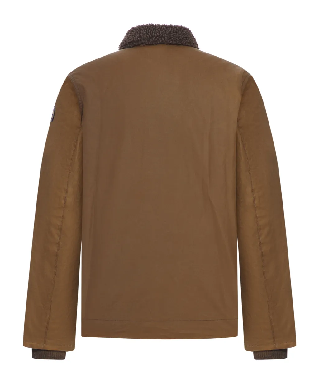 Borg-Collar Cotton Jacket