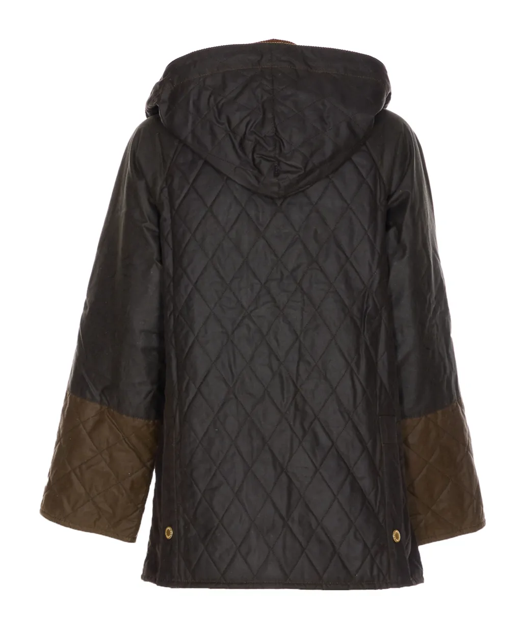 Panelled Waxed Parka