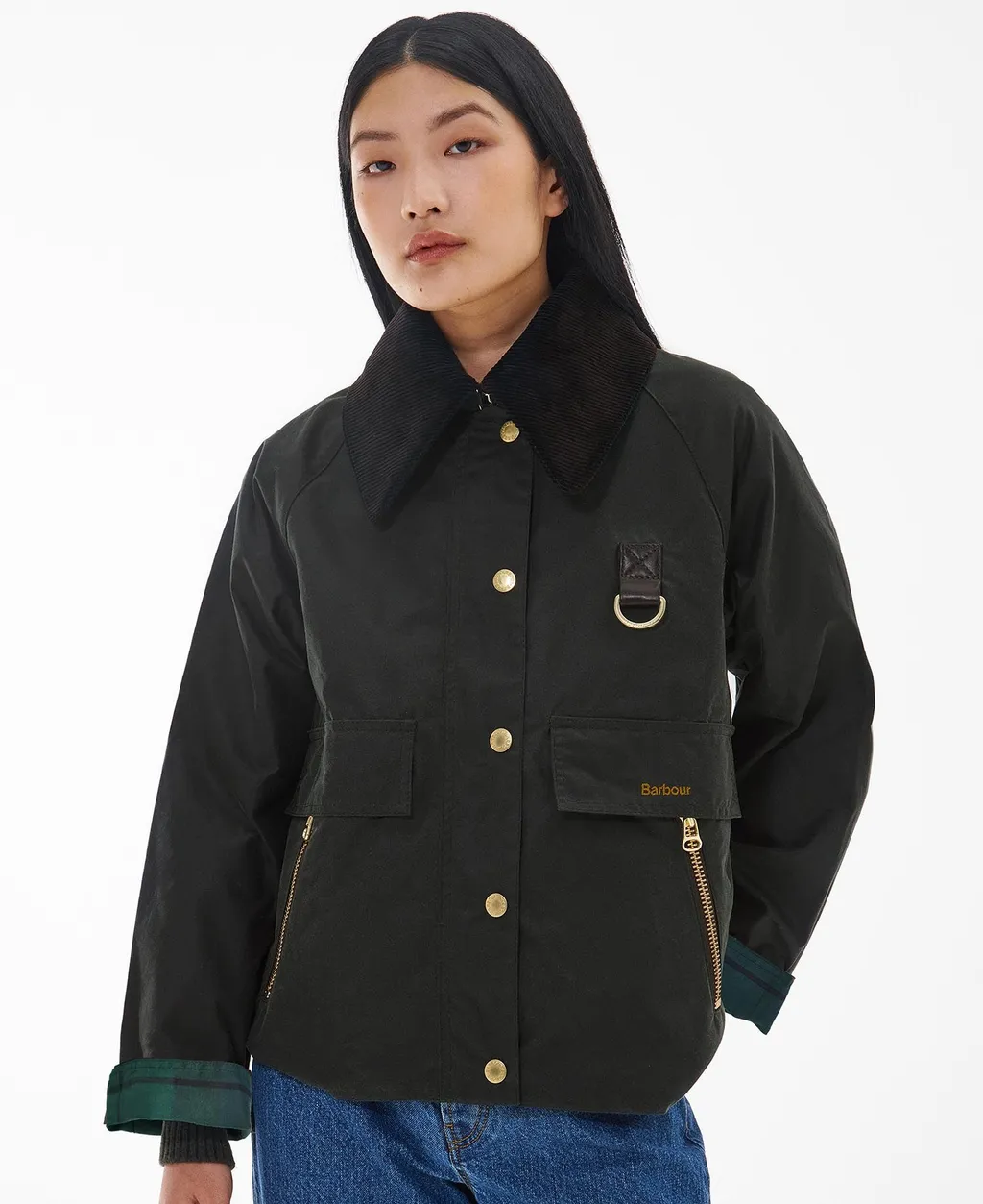 Logo Embroidered Long-Sleeve Jacket