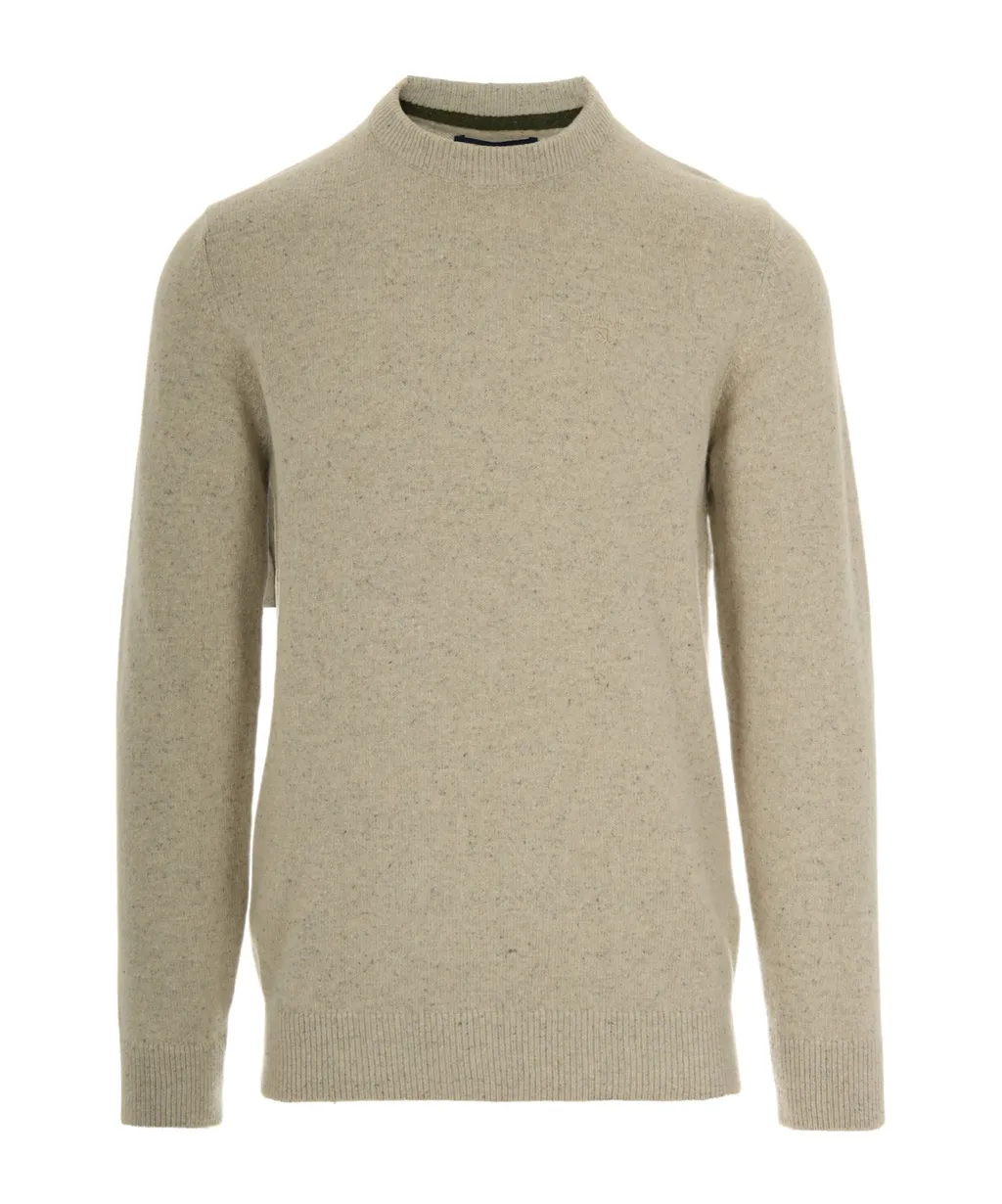 Speckled Crew-Neck Sweater