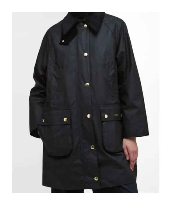 Long Beadnell Straight Hem Coat