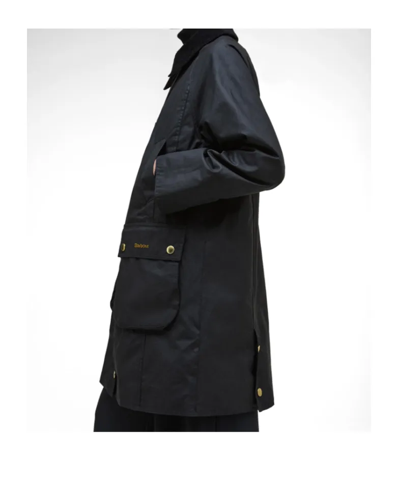Long Beadnell Straight Hem Coat