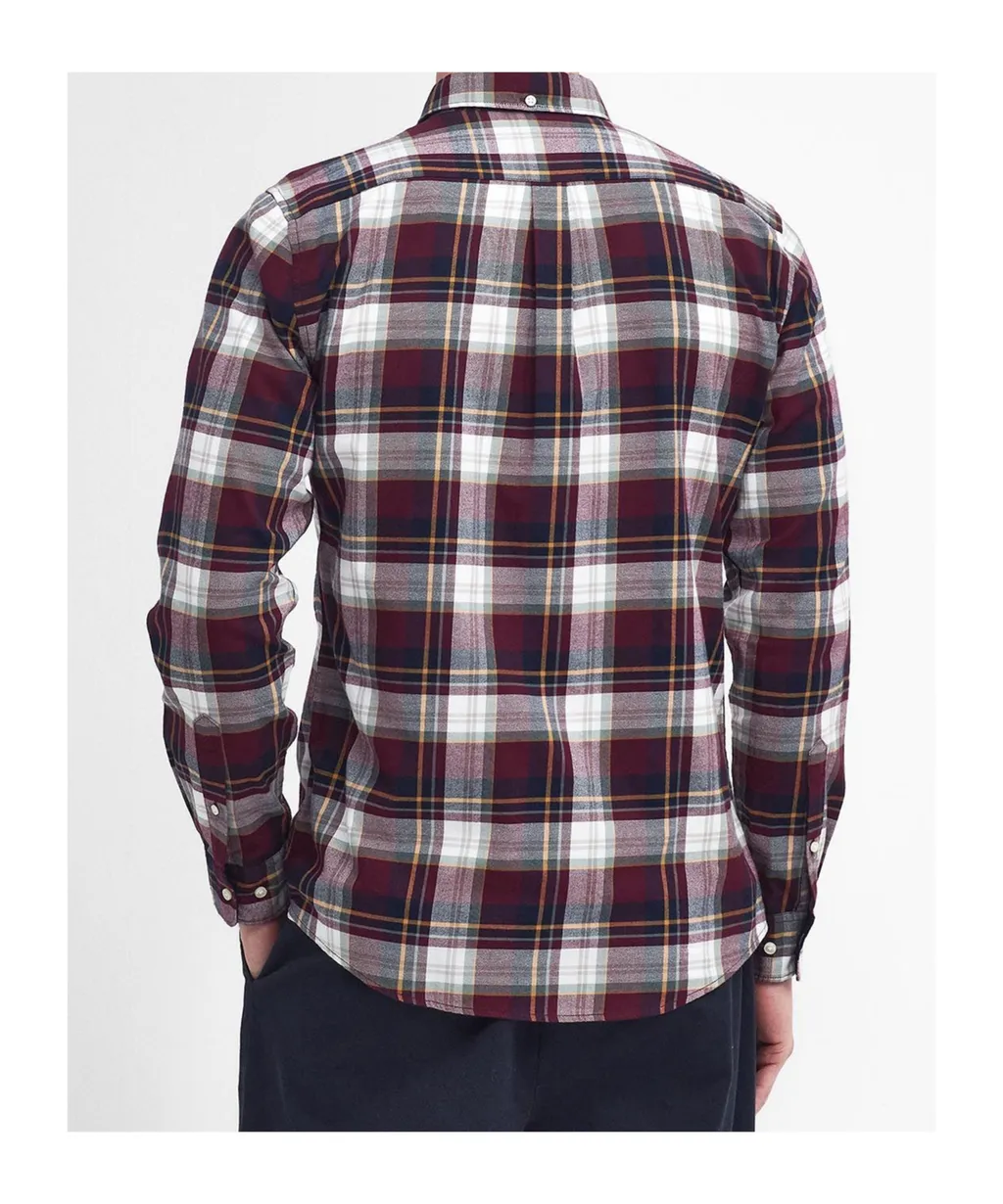 Logo-Detail Plaid Shirt