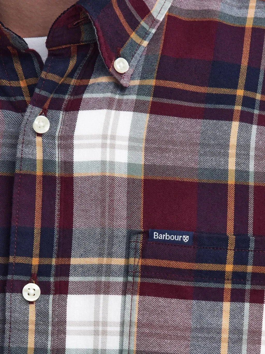 Logo-Detail Plaid Shirt