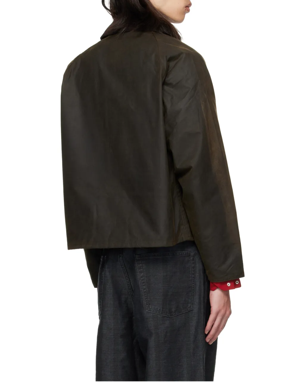 Corduroy-Collar Jacket
