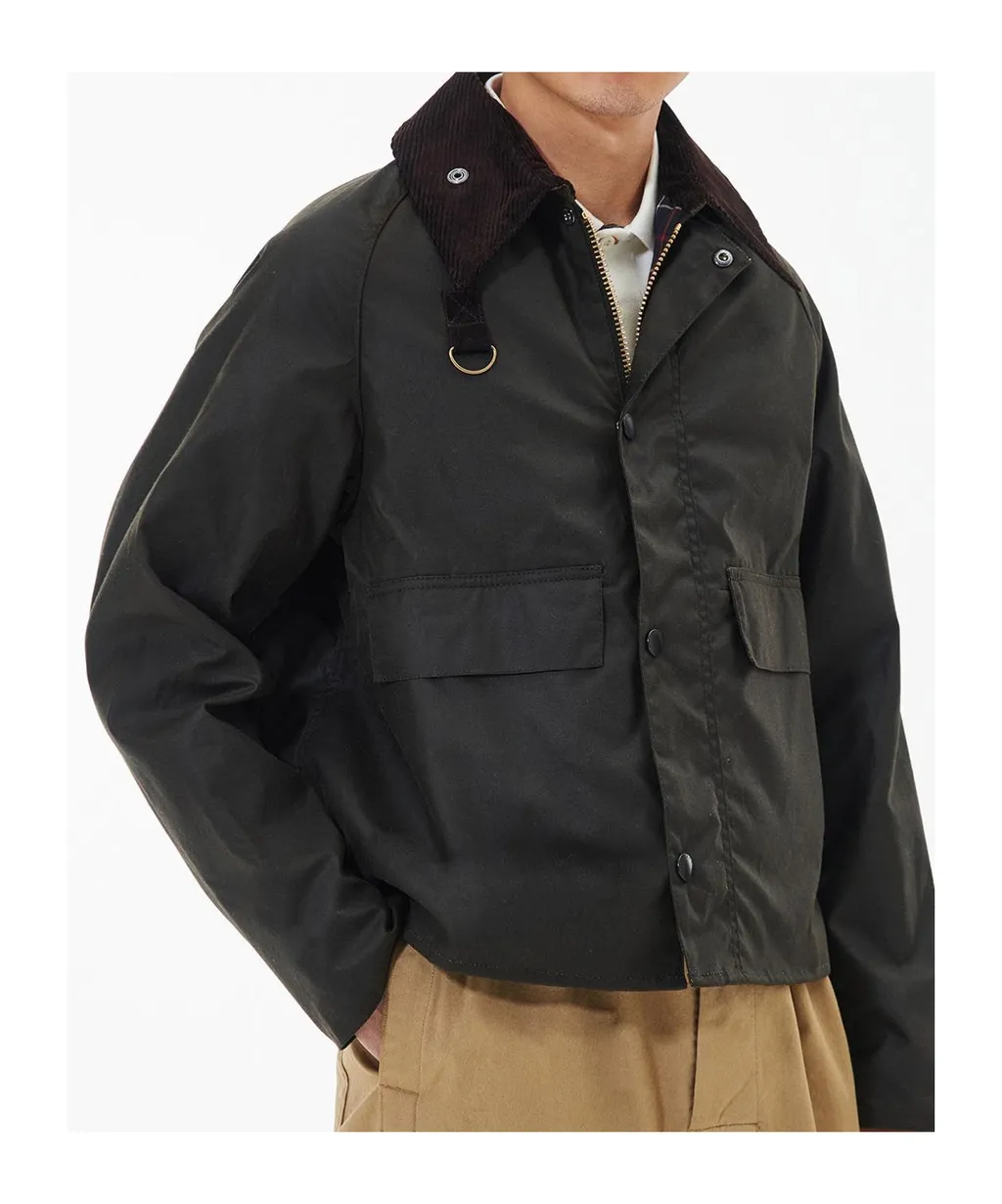 Corduroy-Collar Jacket