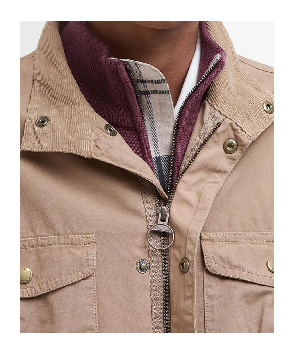 Button-Fastening Cotton Jacket
