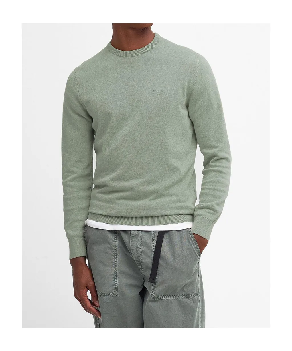 Short-Sleeved Round Collar Pullover