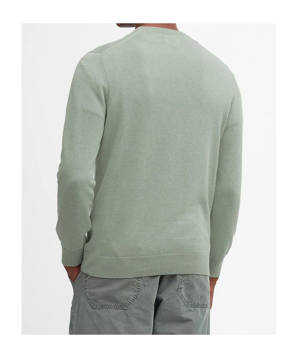 Short-Sleeved Round Collar Pullover