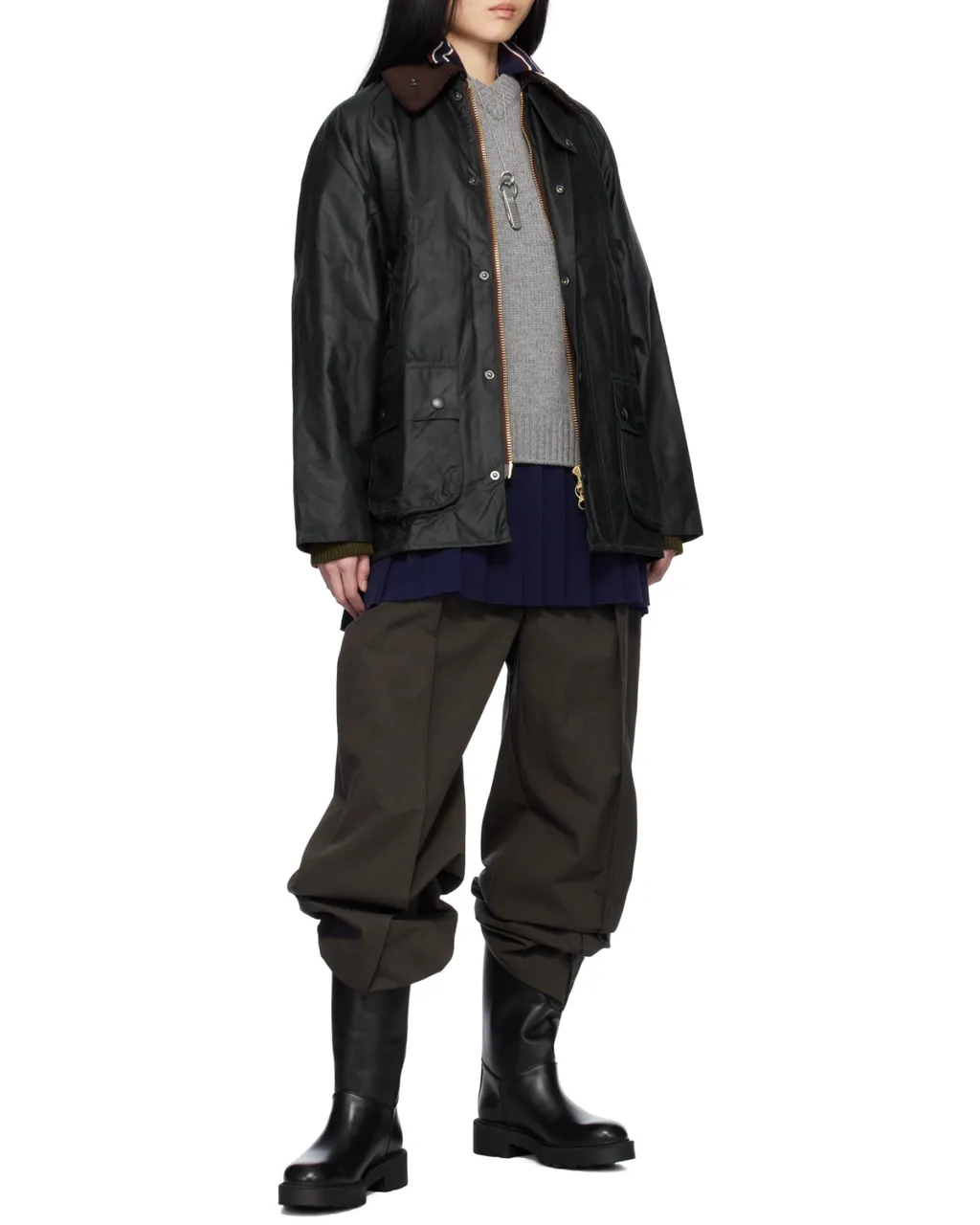 Lapel Long Sleeve Casual Jacket