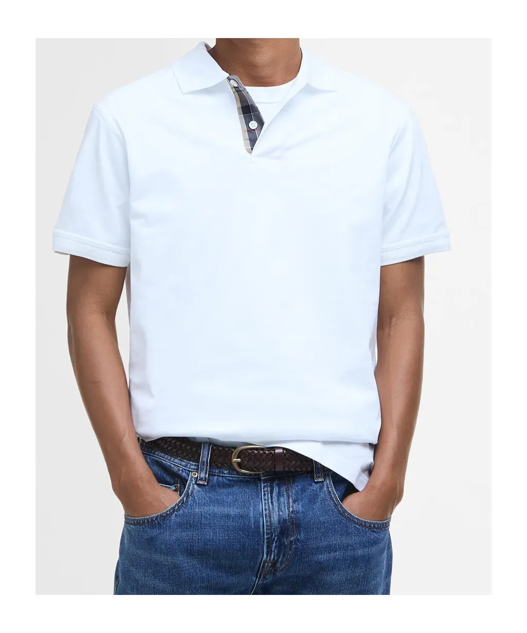 Tartan Piqué Polo Shirt