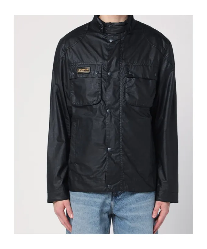 Logo-Patch Long-Sleeved Jacket