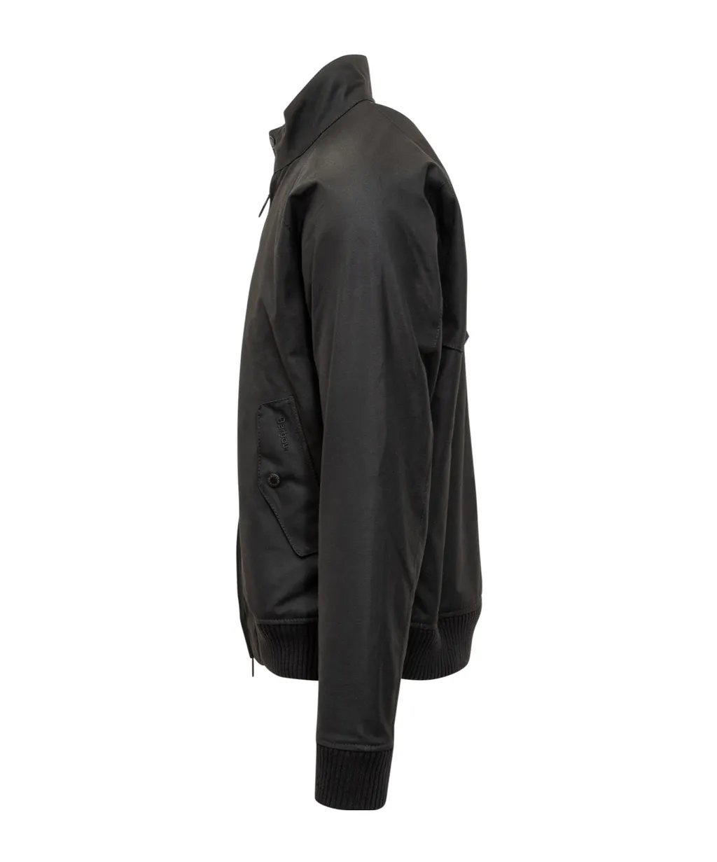 X Baracuta G4 Wax-Coated Zipped Jacket