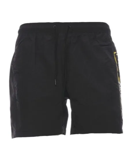 Logo Printed Drawstring Swim Shorts