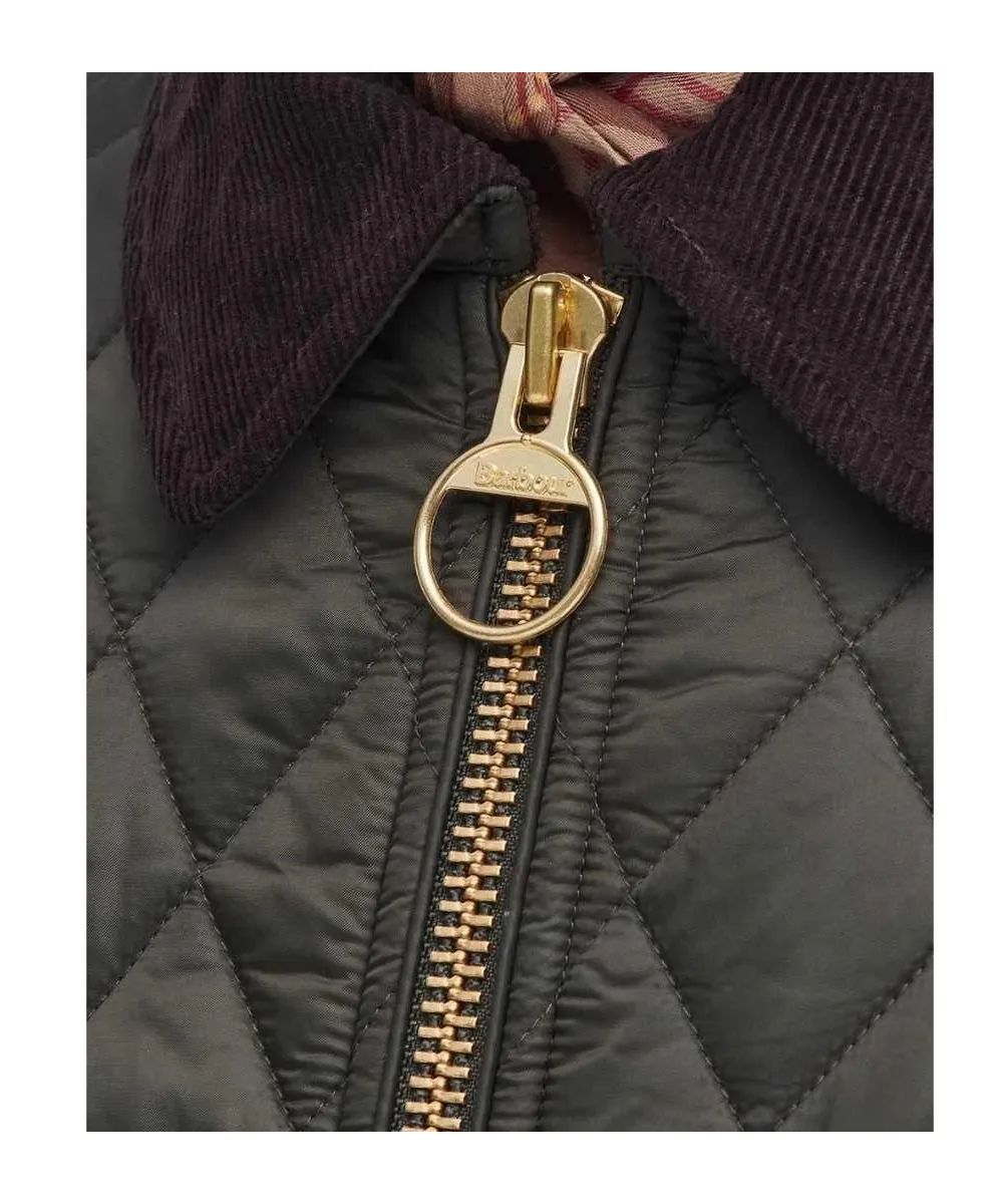 Logo Embroidered Quilted Jacket