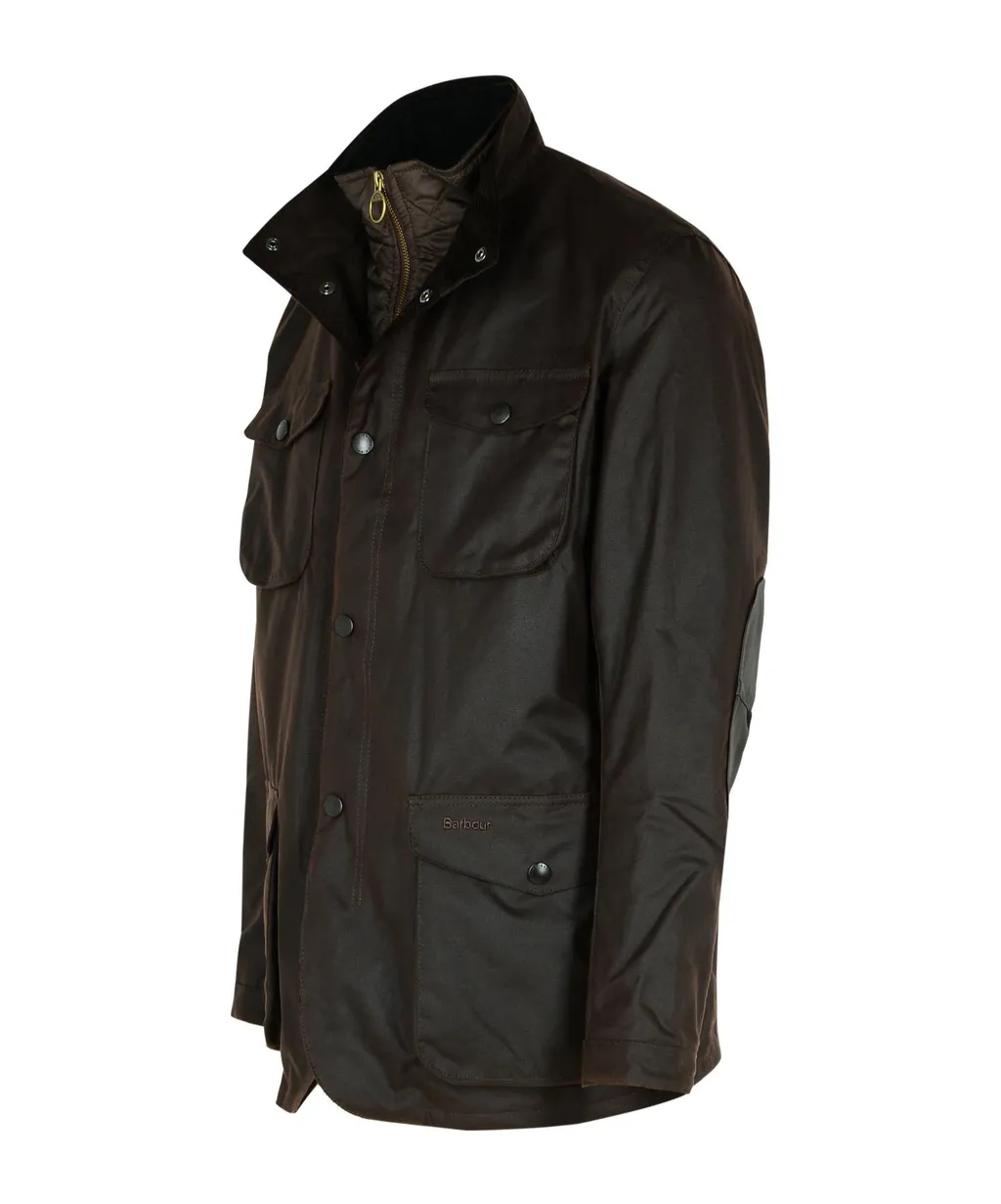 High-Neck Button-Up Jacket