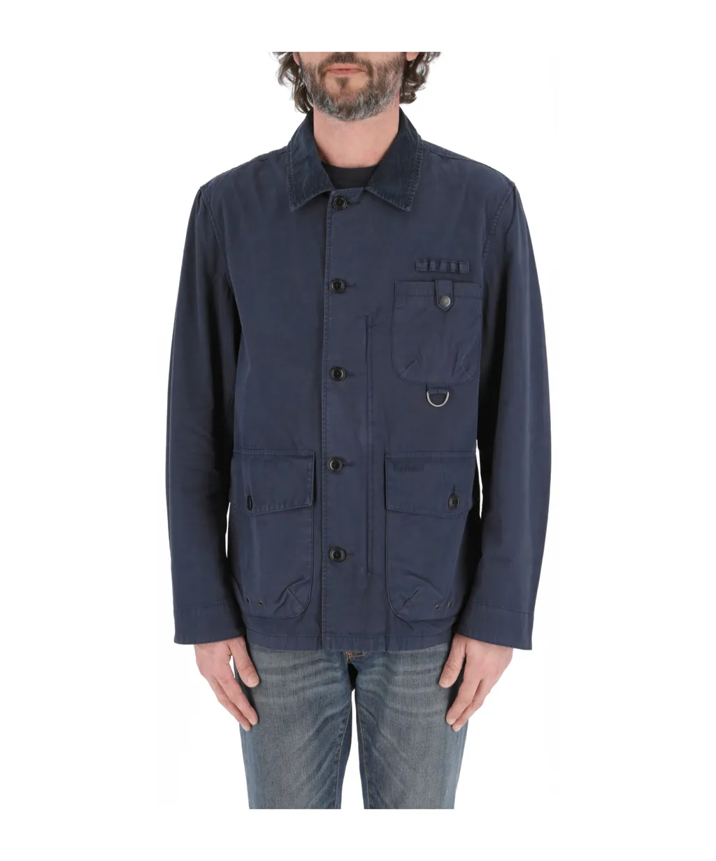 Pocket Detailed Military Shirt Jacket