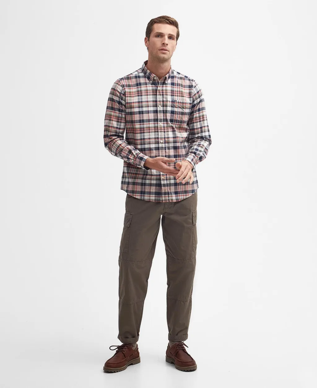 Plaid-Check Cotton Shirt