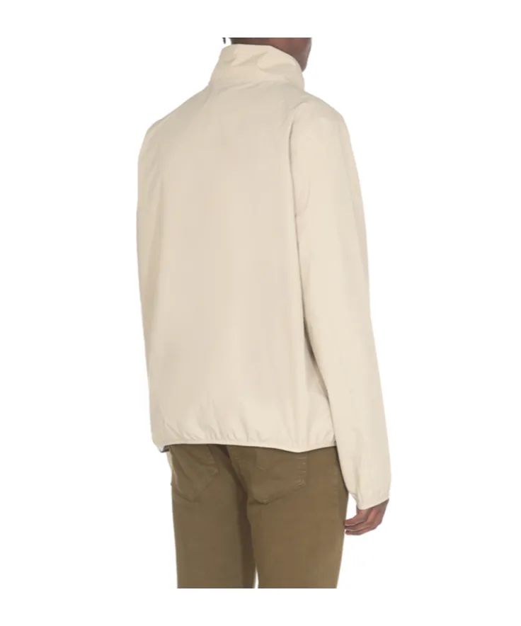 Logo Embroidered Zipped Jacket